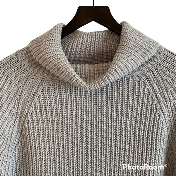 Heart & Crush Gray Cowl Neck Sweater - Picture 3 of 8